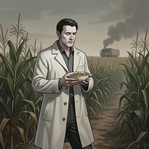 Glenn’s Captivity and Return from "Clown in a Cornfield". This flow follows Glenn Maybrook from anxious new doctor to captive improviser who risks everything to reach Quinn.