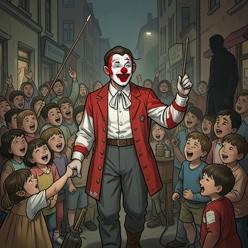 The Meaning of the Clown Suit from "Clown in a Cornfield". This flow examines how the Frendo costume blurs identity, disguises responsibility, and makes civic familiarity serve violence.