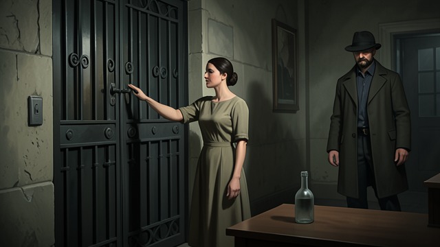 Control through the bottle from "Der goldene Handschuh". Control through the bottle Alcohol as ration and leverage After Gerda moves into Fiete’s flat, he takes her identification and controls access to drink.