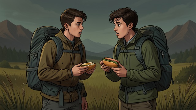 A Sandwich for Colin from "The Salt Path". A Sandwich for Colin Food offered without repayment Ray and Moth buy Colin a sausage sandwich after finding him bruised and hungry.