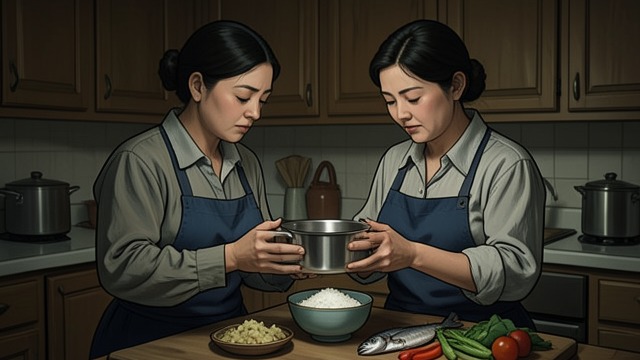 Rice for Two from "The Salt Path". Rice for Two A meal reduced to survival Ray and Moth cook rice with tinned fish or vegetables as they try to stretch their limited supplies.