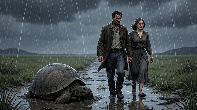 Memory Fades into Routine from "The Salt Path". Memory Fades into Routine The impossible prediction recedes As the couple confront hunger, weather, illness, and daily route choices, the tortoise prediction…