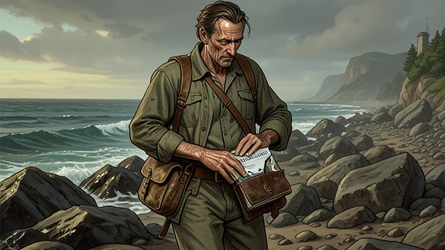 The Book in His Pack from "The Salt Path". The Book in His Pack A familiar possession Moth carries a slim copy of Beowulf on journeys and includes it among the few belongings he takes to the coast.