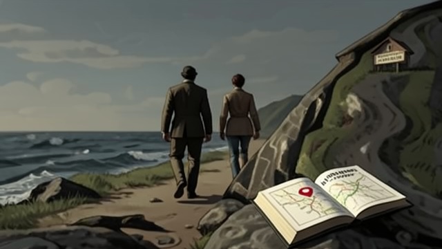 The Second Endpoint from "The Salt Path". The Second Endpoint Completion comes closer After restarting from Poole, Ray and Moth walk toward the point where their earlier journey stopped.