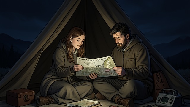 Warm Days, Longer Nights from "The Salt Path". Warm Days, Longer Nights The season changes the stakes As September advances, nights in the tent grow colder and darkness comes earlier.