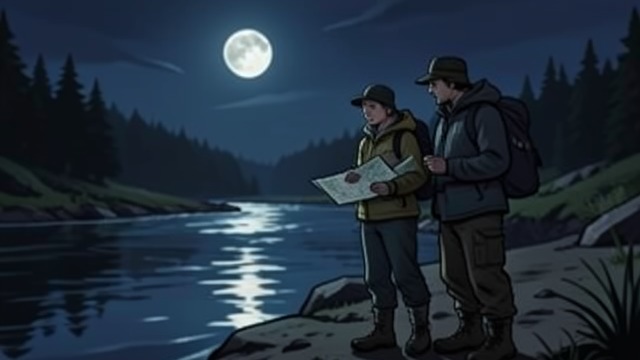 Water Sets the Schedule from "The Salt Path". Water Sets the Schedule Crossing depends on the tide The walkers time ferries and river crossings around changing water levels.