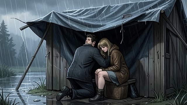 A Roof with Restrictions from "The Salt Path". A Roof with Restrictions Relief becomes dependence The shed protects the couple from cold and rain, but their work obligations and Moth’s worsening pain make…