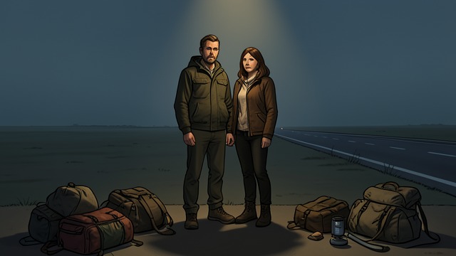 Leaving the Edge, Changed from "The Salt Path". Leaving the Edge, Changed A new position between lives The couple accept a flat near the path’s end and prepare to leave their mobile life.