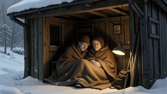 Winter in the Shed from "The Salt Path". Winter in the Shed Safety with a cost The former meat-processing shed protects Ray and Moth from freezing weather, but their days are dominated by work and…
