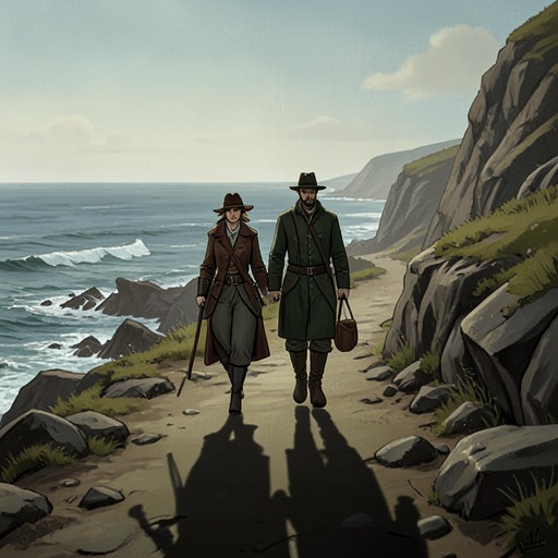 The Homeless Coast Walk from "The Salt Path". Ray and Moth turn the loss of their home and the uncertainty of illness into a long journey along the South West Coast Path, eventually completing the route in…