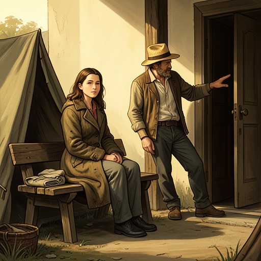 Dave and Julie on the Trail from "The Salt Path". The walkers’ friendship with Dave and Julie grows through chance meetings, shared meals, humor, and practical help, offering a cheerful counterpoint to Ray and…