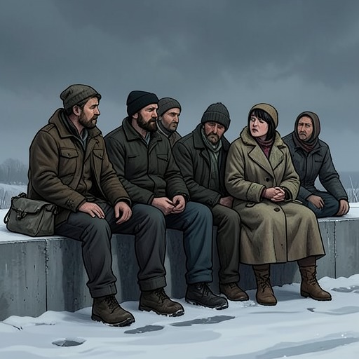 The Homeless Community from "The Salt Path". Ray and Moth’s encounters with people sleeping rough or living in hidden camps gradually replace stereotype with recognition, while exposing how social systems…