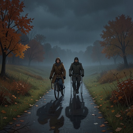 A Journey Through the Seasons from "The Salt Path". The changing weather and calendar mark a transition from summer emergency to autumn reflection and winter danger, linking the walkers’ physical endurance to…