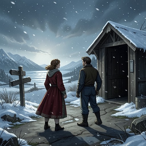 Choices at the Edge of Winter from "The Salt Path". The approaching cold turns the question of whether to keep walking into a conflict between freedom, medical vulnerability, and the urgent need for shelter.