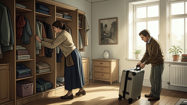 Action Alignment from "The Secret". Behavior as Thought Visible Commitment A woman clears space for a partner, while Glenda Byrne packs for an anticipated move.