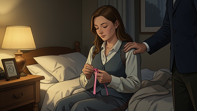 Cathy’s Diagnosis from "The Secret". A Second Medical Trial New Threat Cathy Goodman receives a breast cancer diagnosis.
