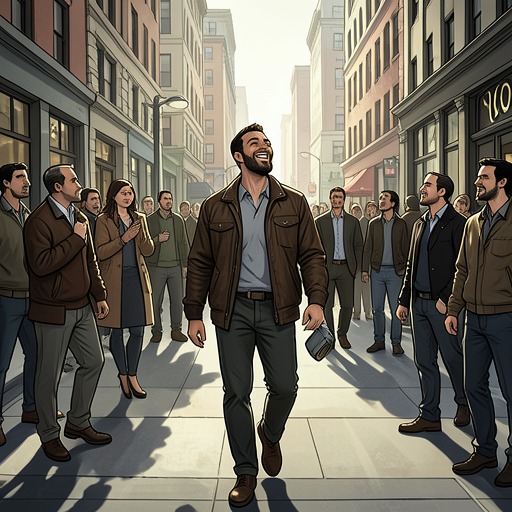 Robert’s Social Reversal from "The Secret". This flow follows Robert’s change from persecution-focused despair to a more hopeful social and professional life.
