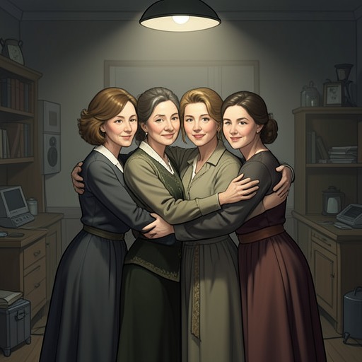 Mother and Daughter from "The Secret". This flow traces the familial and creative bond between Rhonda Byrne, Hayley Byrne, and Skye Byrne.