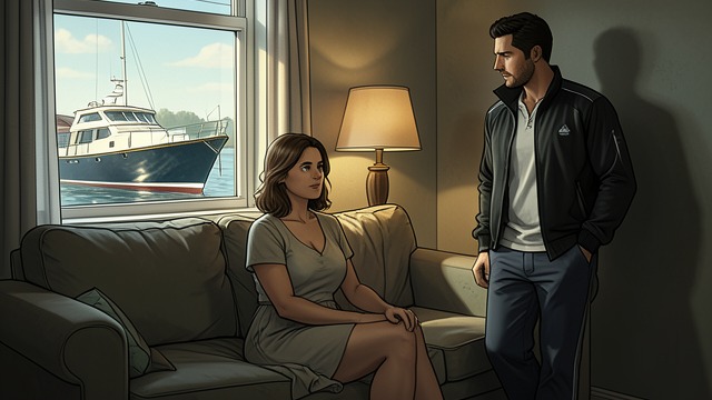 A Saturday at Kim’s Door from "Spontaneous". Desire Interrupts the Itinerary Plans Abandoned Duan arrives intending to take Kim out on Terrence’s boat.