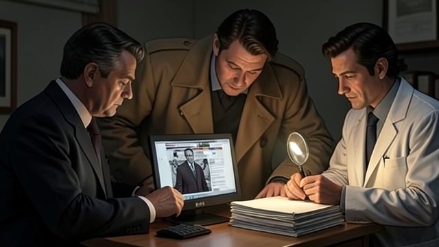 Technology Finds Green from "Spontaneous". A Face Becomes a Lead Image Analysis Brett uses technical systems to identify the man in old club photographs.