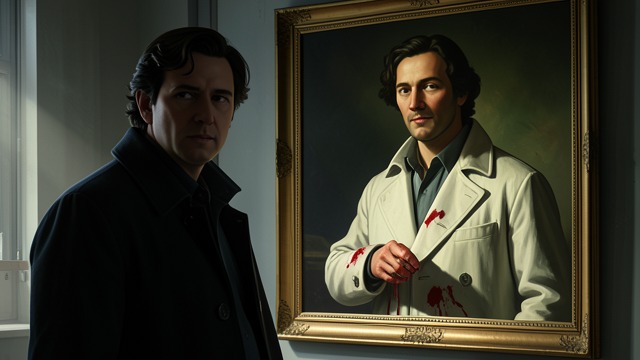 A Publicity Possibility from "Dr. Death". Art or Confession Two Interpretations Milo considers whether the painting is a killer's message or merely an artist's attempt to gain attention.
