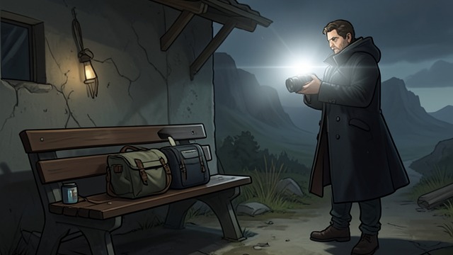 The Witness Is Exposed from "Dr. Death". The Scene Repeats A Planned Encounter Ulrich returns to the remote setting where his relationship with Tanya and his medical bag can be hidden.