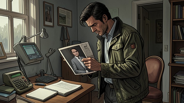 The Killer Identified from "Dr. Death". Recognition at a Distance Alex's Deduction Alex identifies Paul Ulrich as Michael Ferris Burke through an earlier staged discovery.