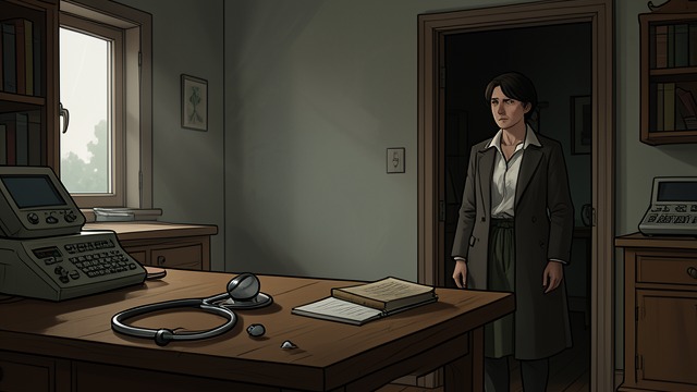 A Forced Message from "Dr. Death". A Crime Scene Revisited Risky Entry The killer or an intermediary has returned to a place still associated with an active murder investigation.