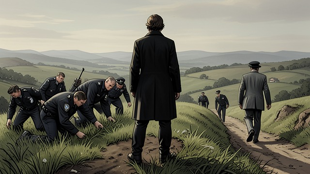 A Search Without a Trail from "Dr. Death". The Shooter Disappears Deputies Sweep the Ridge A large team searches the terrain but finds no reliable trace of Fusco.