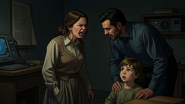 The Secret Revealed from "Dr. Death". A Friend's Complicity The Confrontation Alex tells Judy he knows she accompanied Joanne to the motel and that Mate was not there.