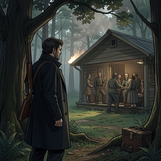 Fusco's Shot and Its Aftermath from "Dr. Death". This flow traces the consequences of Fusco's decision to kill Burke rather than let the investigation reach a legal conclusion.