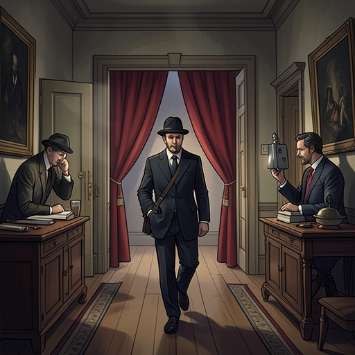 The Investigation's False Leads from "Dr. Death". This flow traces how the apparent suspects and their clues repeatedly redirect the search before Burke is exposed.
