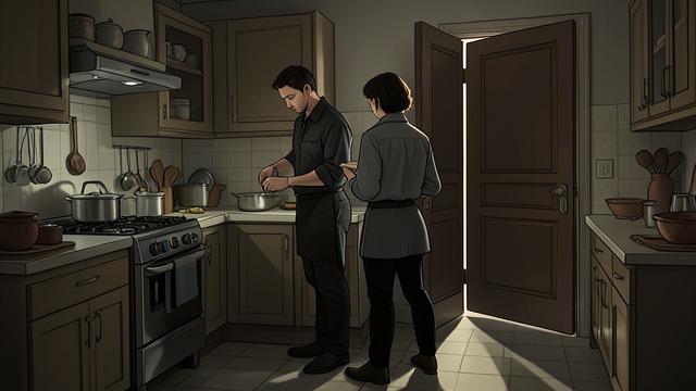A Familiar Bargain from "Jacob's Ladder". A Familiar Bargain Need mistaken for security Yasha cooks for Sander and accepts a relationship in which care and resources are unevenly shared.