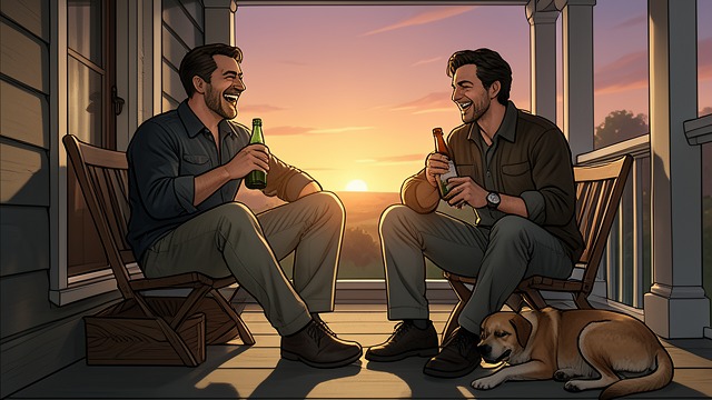 A Brother’s Welcome from "Jacob's Ladder". A Brother’s Welcome Familiarity returns Yasha welcomes Daniel with affection and helps him drink and laugh after the separation.