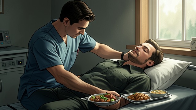 Care Across the Hospital Day from "Jacob's Ladder". Care Across the Hospital Day Shared emergency work Cameron helps extract Daniel and later brings Yasha food and rest.