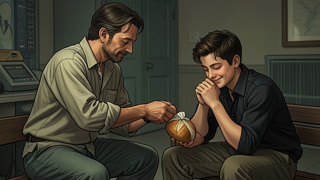 Care Beyond the Emergency from "Jacob's Ladder". Care Beyond the Emergency Attention moves to recovery Cameron checks that Yasha has food, rest, and a way back to the hospital.
