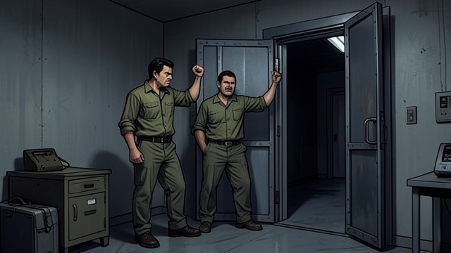 The Hearing’s Collapse from "Jacob's Ladder". The Hearing’s Collapse The threat changes course An attack on a prison guard makes the former husband’s violence visible to the authorities.