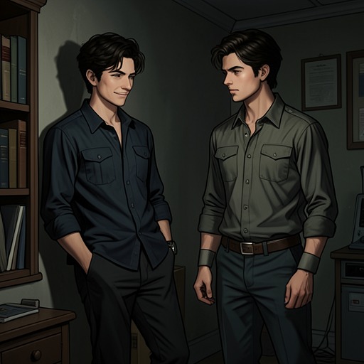 Cameron and Daniel’s First Spark from "Jacob's Ladder". A brief encounter hints that Cameron’s playful confidence may meet its match in Daniel’s renewed self-assurance.
