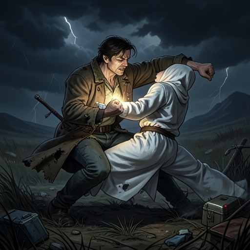 The Angel Wrestling Image from "Jacob's Ladder". The biblical image of wrestling gives Yasha a language for pain, survival, memory, and the uncertain transformations beginning in St. Nacho’s.