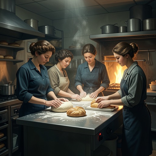 The Bakery Becomes a Future from "Jacob's Ladder". Yasha’s work with Mary Catherine grows from emergency employment into a shared possibility for livelihood and community.