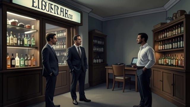 A Liquor Store Opens from "The Sympathizer". A Liquor Store Opens A Civilian Business The General opens a liquor store on Hollywood Boulevard and hires Bon as a clerk.