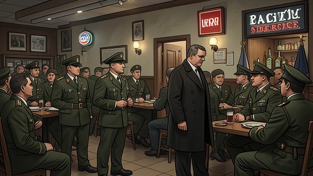 A Center for Veterans from "The Sympathizer". A Center for Veterans Gathering the Dispersed Former soldiers and supporters meet through the General’s business and the veterans’ fraternity.