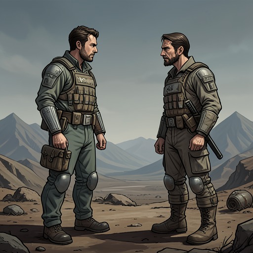 The Narrator and Sonny from "The Sympathizer". Their friendship changes from a college-era political connection into an exile-era rivalry over representation, love, and the right to define the community.