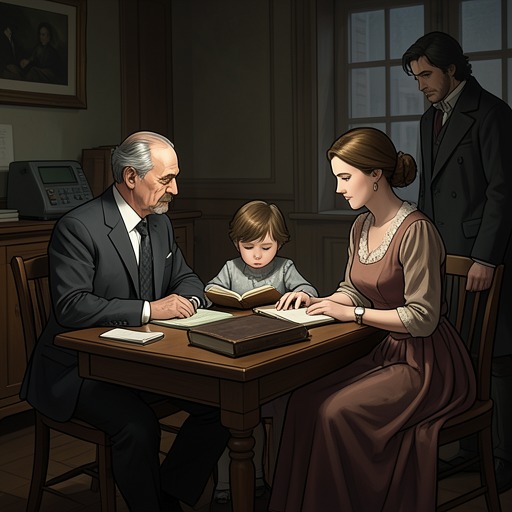 The Narrator’s Mother and Father from "The Sympathizer". This family thread traces how the narrator’s mother’s love sustains him while his priest father’s absence becomes a lasting source of anger and guilt.