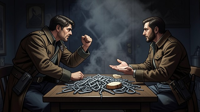 First Opposition from "Watchmen". First Opposition Two Definitions of Freedom Merdon asks Emil Vorgens to join the rebels and help destroy the Empire.