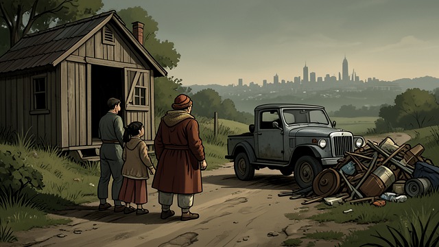 Dispossessed Farmers from "Watchmen". Dispossessed Farmers Land as Identity Farmers are removed from ancestral fields and paid what officials call a fair price.