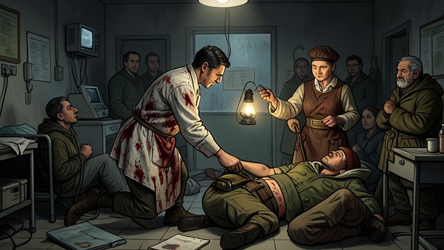 Wounded Enemies from "Watchmen". Wounded Enemies Shared Suffering The hospital at Matara shelters wounded Terrans, Komani, and Shinarians.
