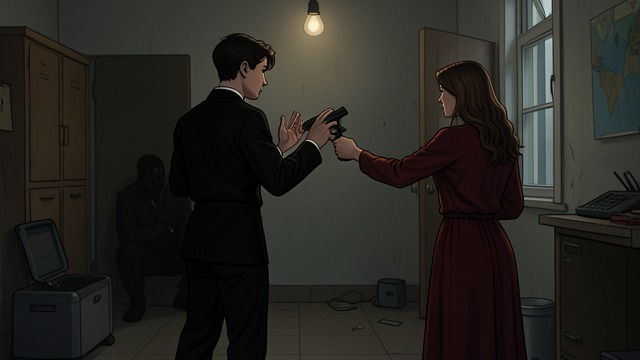 Moral Refusal from "Watchmen". Moral Refusal The Offered Weapon Geri Dulaq asks Hector to kill Major Par Odal in the real world.