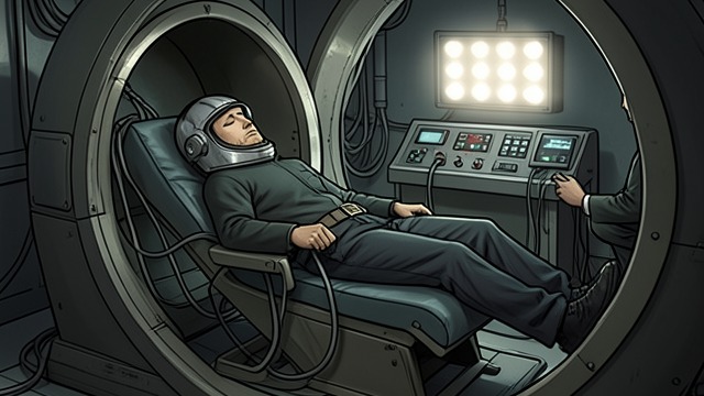 Therapeutic Invention from "Watchmen". Therapeutic Invention A Safety Valve Dr. Leoh designs the Dueling machine as a controlled dream in which people can release aggression without physical harm.