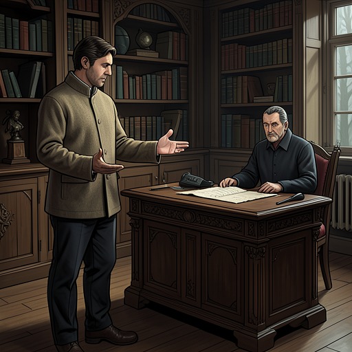 Clanthas as Political Interpreter from "Watchmen". This flow follows Clanthas as he translates Shinar’s local suffering into a political argument intelligible to Imperial authorities.